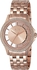 Armani Exchange Women's Rose gold Dial Stainless Steel Band Watch - AX5252
