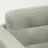 LANDSKRONA 4-seat sofa with chaise longues - Gunnared light green/wood