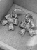 The Silver Big Bows Dangeled Earrings