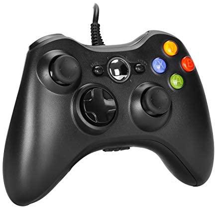 AlBetter Xbox 360 Controller, PC Controller for Microsoft Xbox360 / Xbox 360 Slim/Windows Vista/7/8/8.1/10, USB Wired Joystick Gamepad With dual vibration and Improved Ergonomic Design