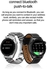 SK13 Plus Smart Watch Bluetooth Call Full Touch Screen AI Voice Assistant 46mm Black Steel Strap