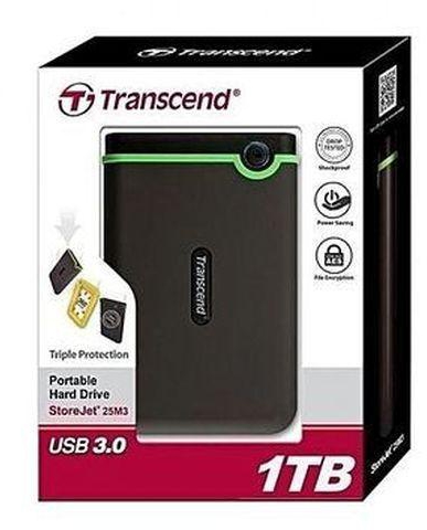 Transcend External Hard Drive - 1TB - Transcend