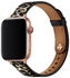 Ethnic Replacement Watchband for Apple Watch Series 1/2/3/4/5/6/7/SE 42/44/45mm Leopard Print