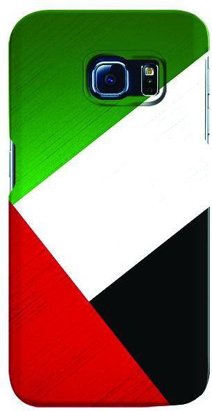 Stylizedd Samsung Galaxy S6 Edge Premium Slim Snap case cover Gloss Finish - Flag of UAE