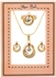 18K Yellow Gold Plated jewelry Set ‫(AB004)