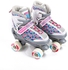 Ban Wei Adjustable Roller Skate Shoes - White/Floral