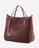 Deeda Leather Hand Bag - Reddish Brown