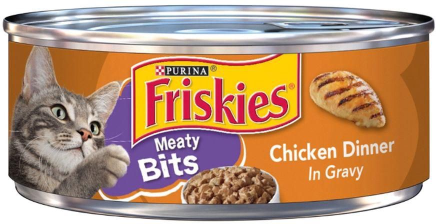 Friskies Wet Food For Adult Cat With Chicken Dinner 156 Ge