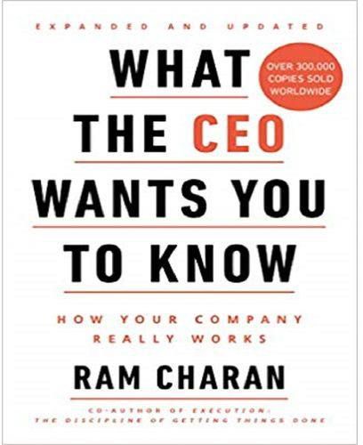 What The CEO Wants You To Know By Ram Charan