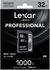 Lexar 32GB 1000x  150MB/Sec  Professional UHS II  Class 10 SDHC Card