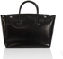Lisa Minardi Leather Bag For Women , Black - Tote Bags