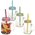 Generic Mason Jar With Handle, Cover & Reusable Straw