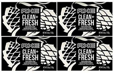 Bar Soap For Men Clean + Fresh 37 Oz (100G) 4 Pack