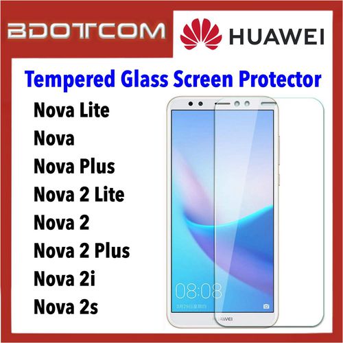 Bdotcom Tempered Glass Screen Protector for Huawei Nova Lite