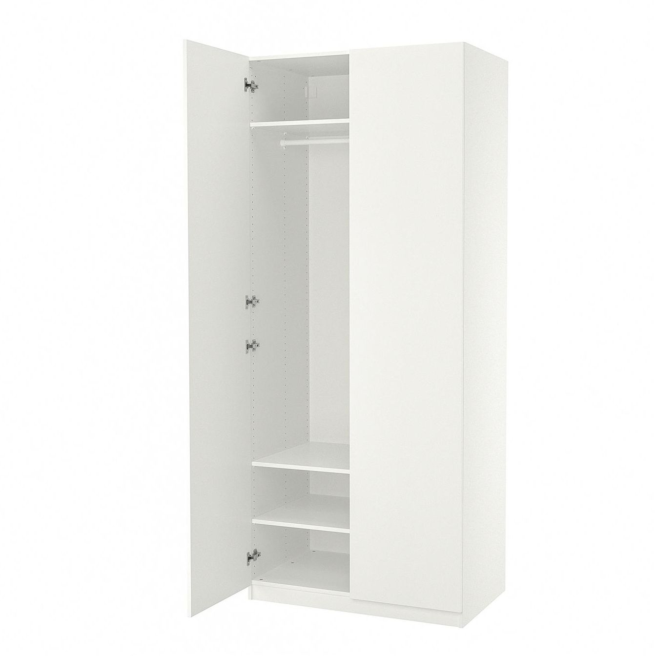 PAX / FORSAND Wardrobe - white/white 100x60x236 cm