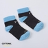 Cottonil Bundle Of Three Patterned Baby Ribbed Trim Ankle Socks