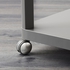 TINGBY Side table on castors - grey 50x50 cm