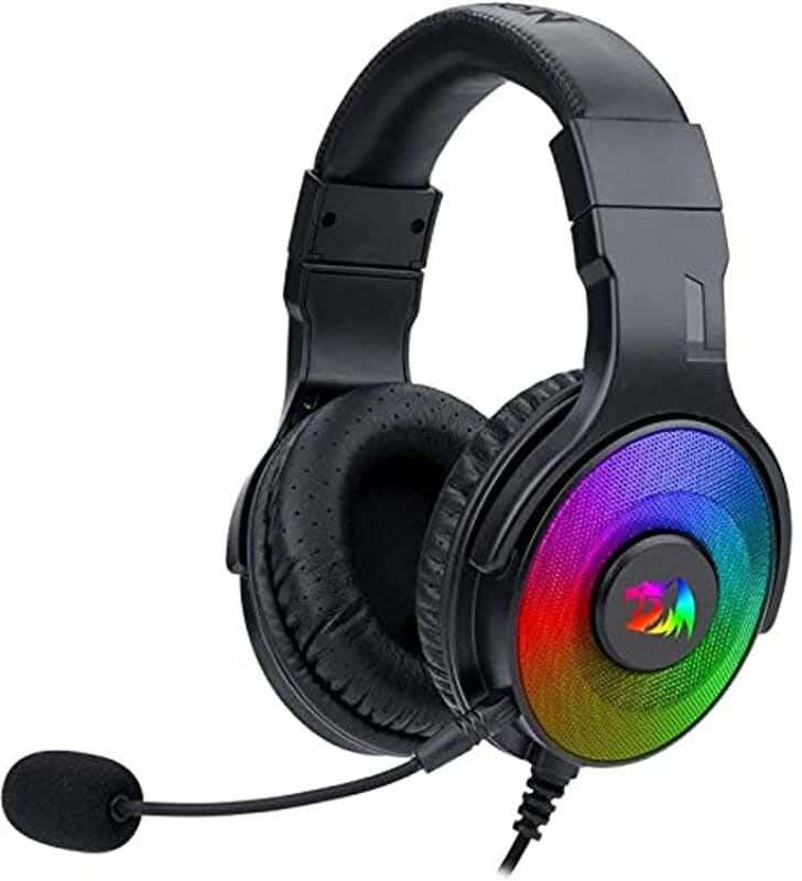 Get Redragon H350 Wired Gaming Headset, 7.1 Surround Sound, Detachable Microphone - Black with best offers | Raneen.com