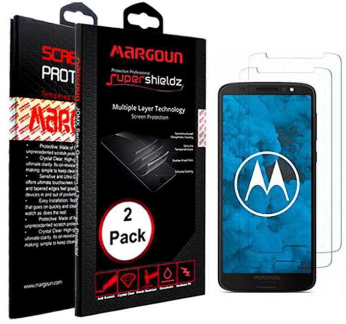 Margoun 2-Pack Screen Protector for Motorola Moto G6 Play