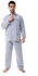 Shorto Classic Kastoor Pajama - 6- Blue / Dark Grey - Multicolor