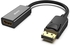 Displayport to HDMI Adapter, Dp(Display Port) Male to Hdmi Female Converter with Audio for Lenovo, Dell, HP, Asus and other brand(Dp to Hdmi)