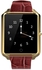BLUBOO Uwatch 1.44'' Smart Watch MTK2501 Bluetooth 4.0 PC Leather Band 2.5D Arc Screen Pedometer Sleep Monitor Anti Lost Support IOS Android-Gold