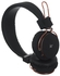 KitSound Manhattan Wireless Over-Ear Headphones with Mic Black/Rose Gold