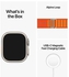 ساعة ذكية x8 الترا NFC بوصة بلوتوث ألعاب الاتصال شحن لاسلكي 49 ملم برتقالي