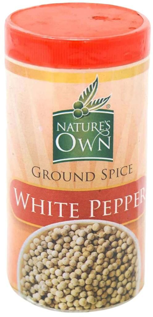 Nature&#39;s Own Ground Spices Whole White Pepper 40g
