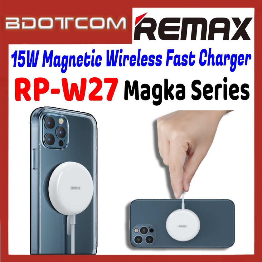 Remax RP-W27 Magka Series 15W Magnetic Wireless Fast Charger for Samsung