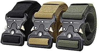 ELECDON Men's Belt, ELECDON 3-Pack Tactical Belt,Military Style Belt, Men's casual belt, multi