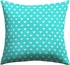 Deny Designs Bianca Green Geometric Confetti Teal Outdoor Throw Pillow, 26 x 26