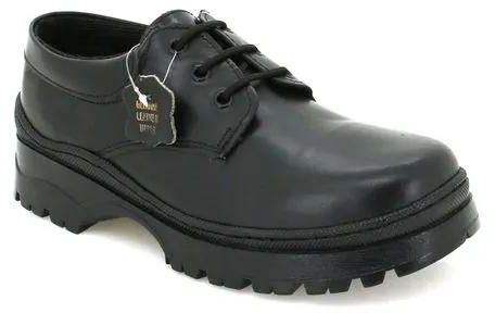 Toughees Black Unisex Toughee ShoesFastening: Laced Toe cap: Boxy Style: Closed and formal