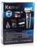 Kemei KM-6558 3x1 Rechargeable Multi Function Shaver - Black