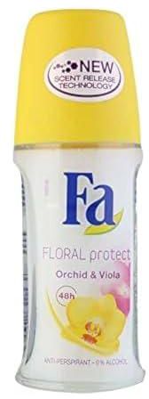 Fa Floral Protect Orchid & Viola Deodorant Roll-on - For Women (50 ml)