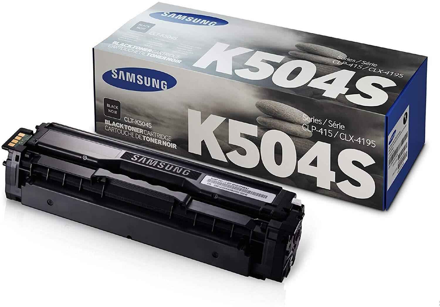 Samsung Clt-K504S Toner Cartridge Black For Sl-C1810W, C1860Fw, Clx-4195N, 4195Fn, 4195Fw, Clp-415N, 415Nw