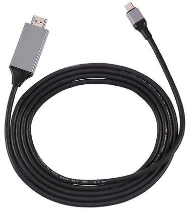 4K USB 3.1 Type-C USB-C To HDMI Adapter Cable 6.6feet Black