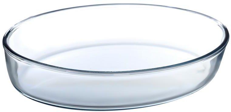 Pasabahce Glass Borcam Oval Platter - Clear