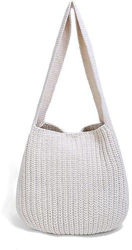 Women's Shoulder Handbags Hand crocheted Bags large Shoulder Shopping Bag tote bag aesthetic tote cute tote bags