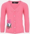 Andora Soild Cardigan Girls Jacket Button Down - Pink