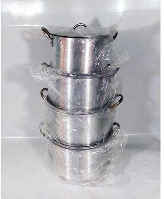 Tower Cooking Pot Set 4 Pieces - Silver(tower Trim)16,18,20,22cm