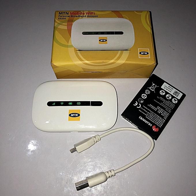 Huawei MTN Mobile WiFi Personal Broadband Hotspot E5330-White