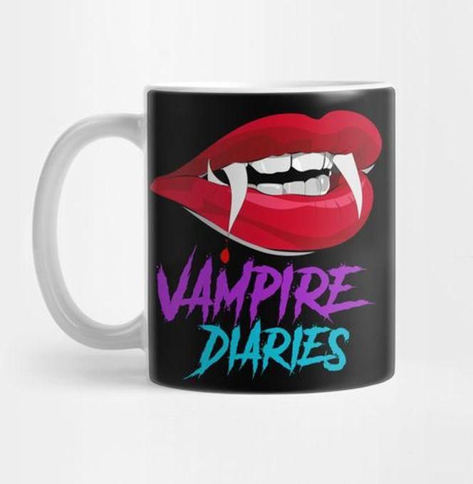 Vampire Diaries Stickers Mug