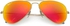 Unisex Aviator Flash Polarized Sunglasses