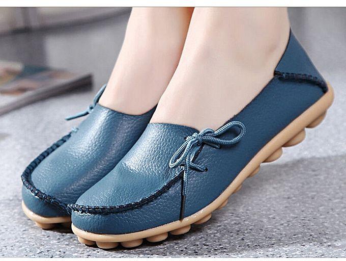 Fashion Ladies Women Casual Flats &Oxfords Loafers Slip On Moccasin Ballet Boat Shoes