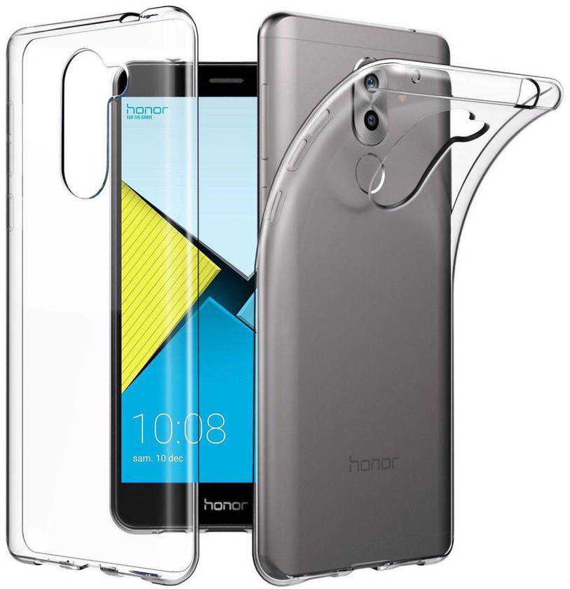 Huawei GR5 2017 Case, Smooth Silicone Back Case Cover for Huawei GR5 2017, Clear