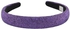 DDaniela Headband Emelly For Women's and Girls Dark Purple Glittery