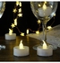 Biyanuo LED Real Wax Battery Candle Pillars White