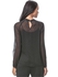 ONLY Black Polyester High Neck Blouse For Women