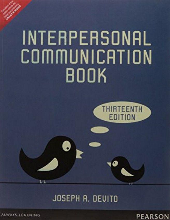 Interpersonal Communication Book. India By Joseph Devito